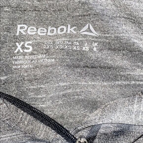 Reebok heathered gray quarter zip | Sz XS - Picture 6 of 7